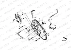 E-6 RIGHT CRANKSHAFT COVER (CTX700A)