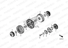 E-7-1 CLUTCH (NC700SD / 750SD)