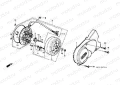 E-7-1 LEFT CRANKSHAFT COVER / GENERATOR (2)