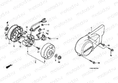 E-7-1 LEFT CRANKSHAFT COVER (ST50J / K / L / ST70L)