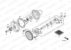 E-7-1 OIL PUMP (GLH125SH)