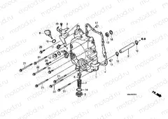 E-7-1 RIGHT CRANKCASE COVER (FES1257/A7)(FES1507/A7)