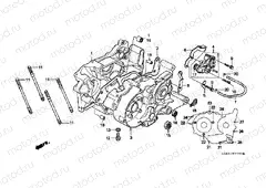 E-7 CRANKSHAFT / OIL PUMP