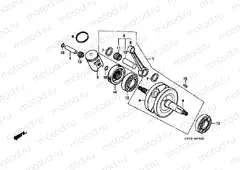E-7 CRANKSHAFT / PISTON