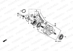 E-7 CRANKSHAFT / PISTON