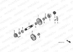E-7 DRIVE SHAFT AXLE