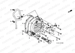 E-7 RIGHT CRANKSHAFT COVER