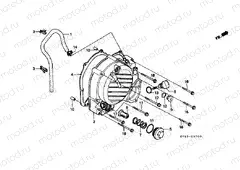 E-7 RIGHT CRANKSHAFT COVER