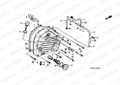 E-7 RIGHT CRANKSHAFT COVER