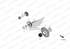 E-7 STARTING DRIVEN GEAR