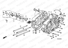 E-8-1 CRANKSHAFT / OIL PUMP (C50LAG)