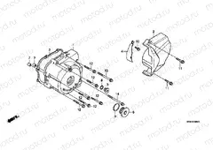 E-8-1 LEFT CRANKSHAFT COVER (XR125LKB)