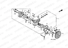 E-8-1 OIL PUMP (NX500P / R / NX650P / R)