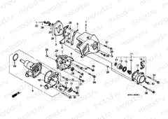 E-8-1 WATER PUMP (VFR750FR / FS / FT / FV)