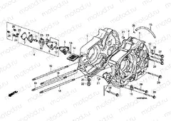 E-8 CRANKSHAFT / OIL PUMP