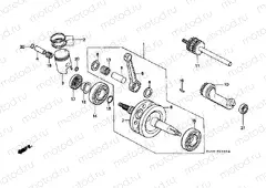 E-8 CRANKSHAFT / PISTON