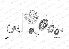 E-8 DISTRIBUTOR GENERATOR / CLUTCH START