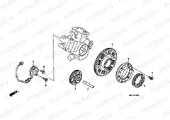 E-8 DISTRIBUTOR GENERATOR / CLUTCH START