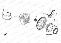 E-8 DISTRIBUTOR GENERATOR / CLUTCH START