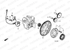 E-8 IGNITION DISTRIBUTOR GENERATOR