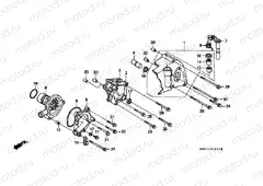 E-8 LEFT COVER / WATER PUMP