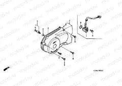 E-8 LEFT CRANKSHAFT COVER (1)