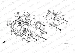 E-8 LEFT CRANKSHAFT COVER (GLH1251SH / 2SH / 3SH)