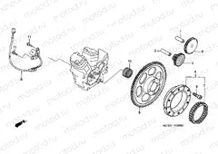 E-8 PULSE GENERATOR / STARTING CLUTCH