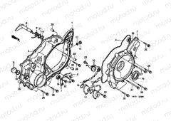 E-8 REAR CRANKSHAFT COVER
