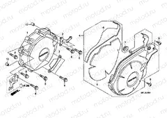 E-9-1 A.C. ALTERNATOR COVER (CBR1000RA)