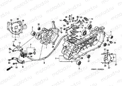 E-9 CRANKSHAFT / OIL PUMP