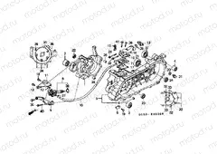 E-9 CRANKSHAFT / OIL PUMP
