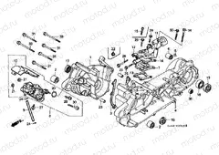 E-9 CRANKSHAFT / OIL PUMP