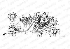 E-9 CRANKSHAFT / OIL PUMP