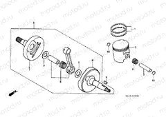 E-9 CRANKSHAFT / PISTON