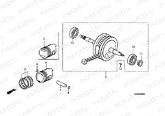 E-9 CRANKSHAFT / PISTON