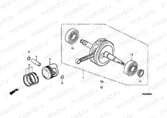 E-9 CRANKSHAFT / PISTON