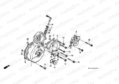 E-9 LEFT CRANKSHAFT COVER