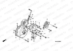 E-9 LEFT CRANKSHAFT COVER