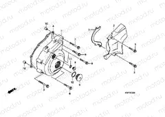 E-9 LEFT CRANKSHAFT COVER
