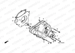 E-9 LEFT CRANKSHAFT COVER