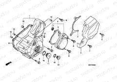E-9 LEFT CRANKSHAFT COVER