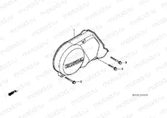 E-9 LEFT CRANKSHAFT COVER