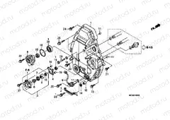 E-9 REAR CRANKSHAFT COVER