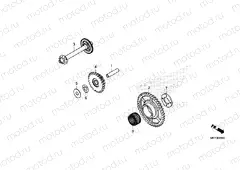 E-9 STARTING DRIVEN GEAR
