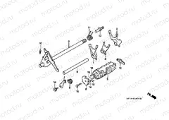 E-9 TRANSMISSION DRUM / CLUTCH FORK