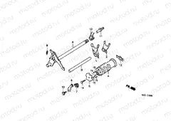 E-9 TRANSMISSION DRUM / CLUTCH FORK (EXCEPT E / U)