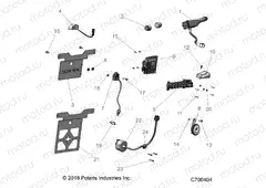 ELECTRICAL COMPONENTS | ELECTRICAL COMPONENTS, AND LICENSE PLATE - R19RRED4F1/N1/J1/SD4C1 (C700404)