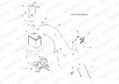 ELECTRICAL | ELECTRICAL, BATTERY - A08TN76AA/AQ (49ATVBATTERY09SPTRG800)