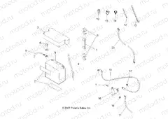 ELECTRICAL | ELECTRICAL, BATTERY - A09BA50FA (49ATVBATTERY08SCRAM2X4)
